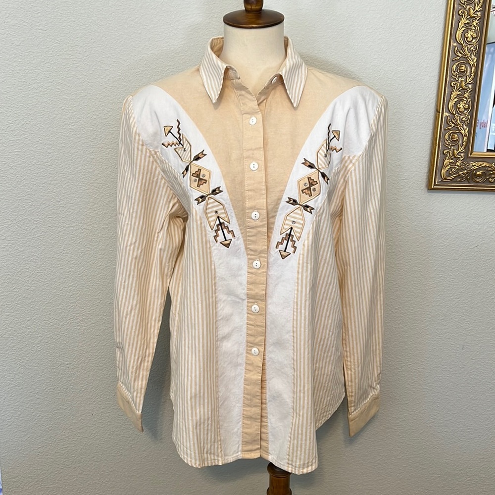 Vintage Wildfire long sleeve top women’s sz L